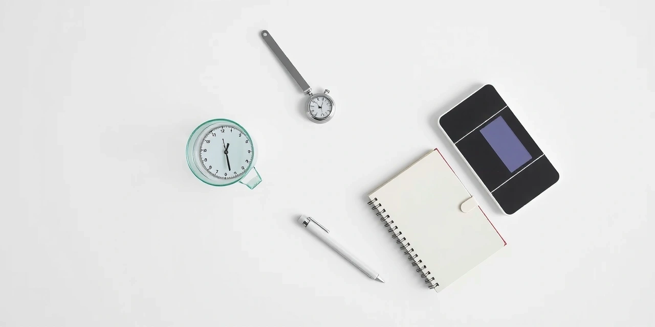 Laboratory bench with precise tools